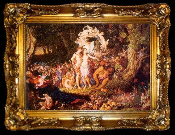 framed  Paton, Sir Joseph Noel The Reconciliation of Oberon and Titania, ta009-2